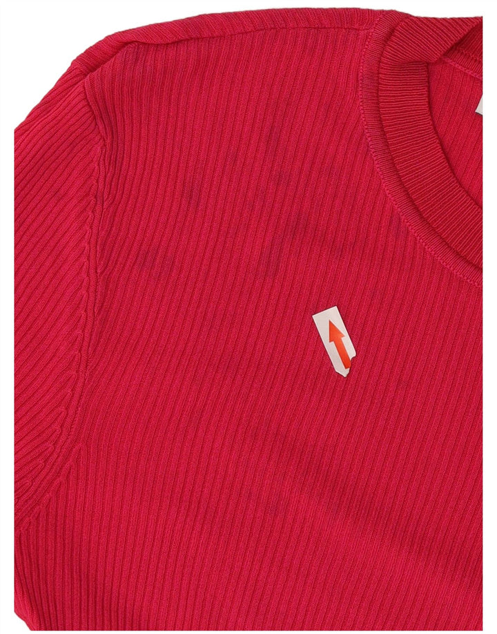 Zara Damen Top Langarm UK 10 Small Pink