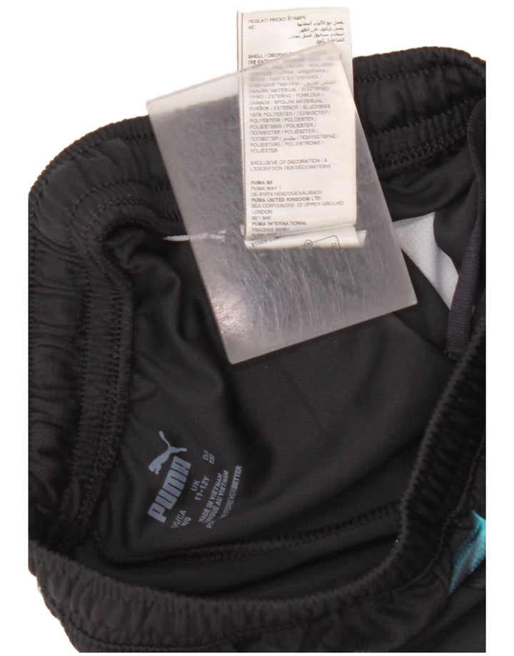 PUMA Jungen Manchester City Sportshorts 11–12 Jahre Schwarzer Farbblock