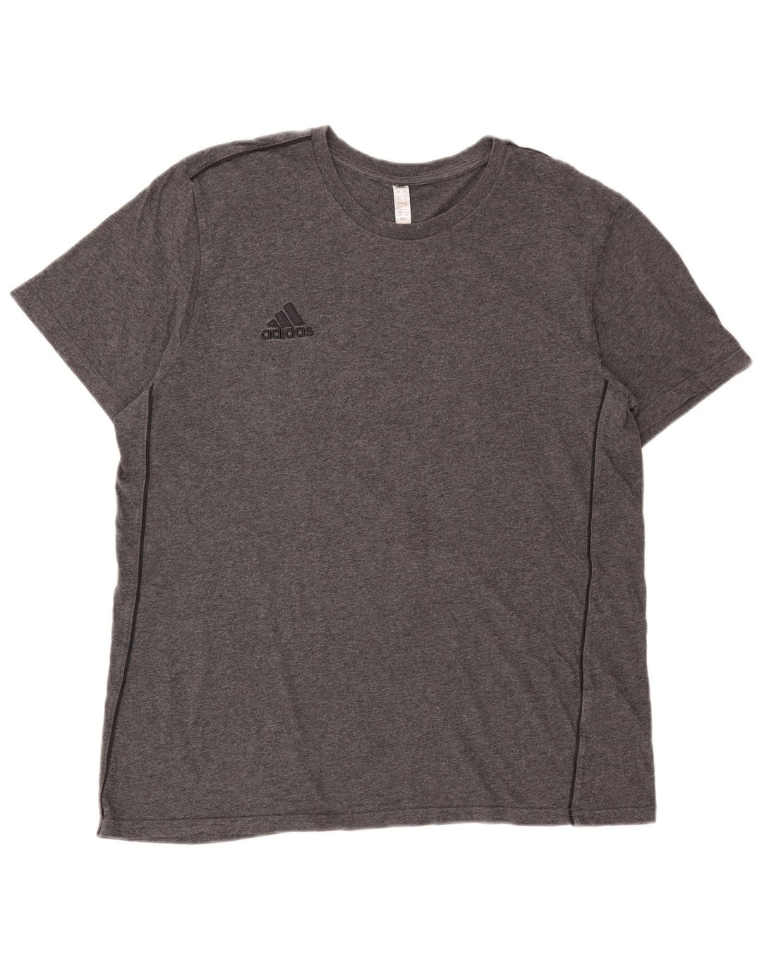 Adidas Herren T-Shirt Top Large Grau Baumwolle