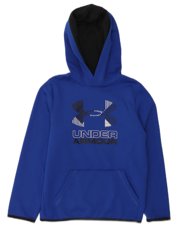 Under Armour Jungen Cold Gear Graphic Hoodie Pullover 9–10 Jahre Mittelblau