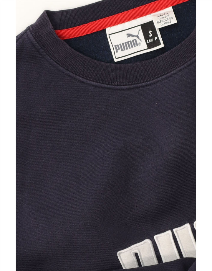 Puma Herren Grafik-Sweatshirt-Pullover, klein, Marineblau