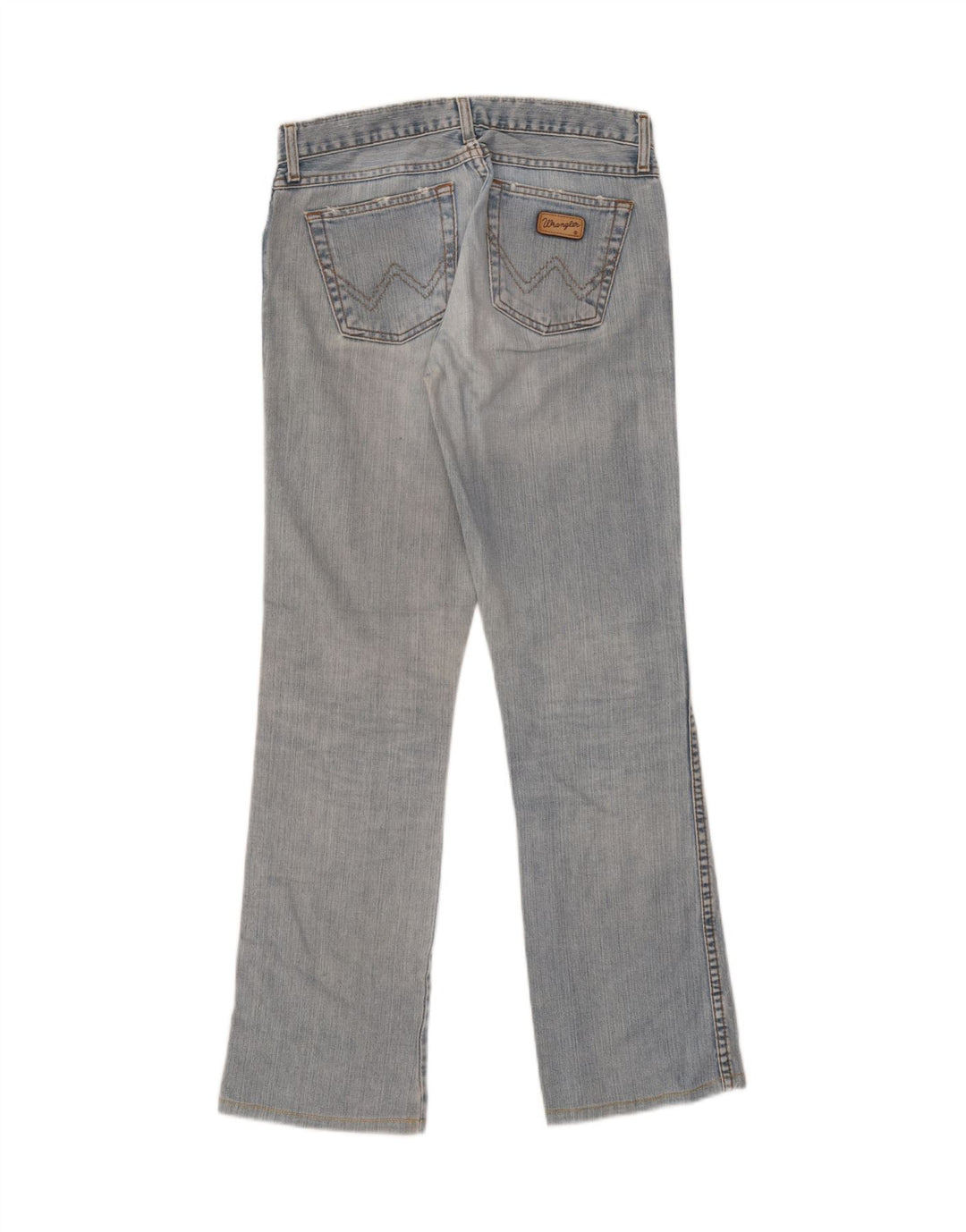 Wrangler Damen Hipster Bootcut Jeans W27 L34 Blaue Baumwolle