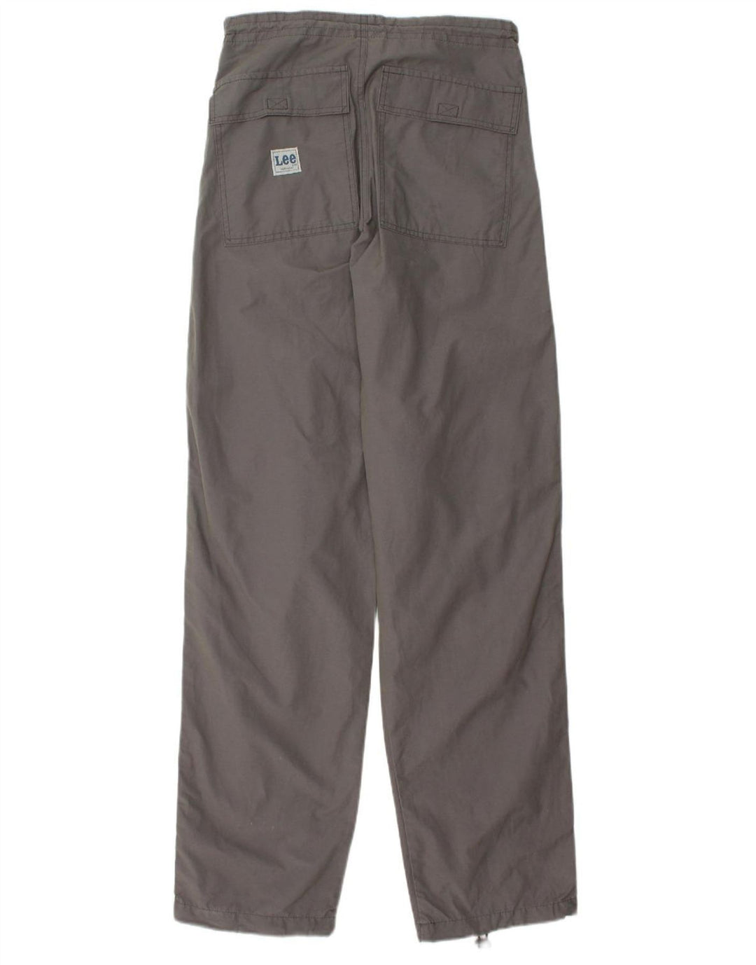 LEE Mens Straight Chino Trousers W28 L34 Grey Cotton