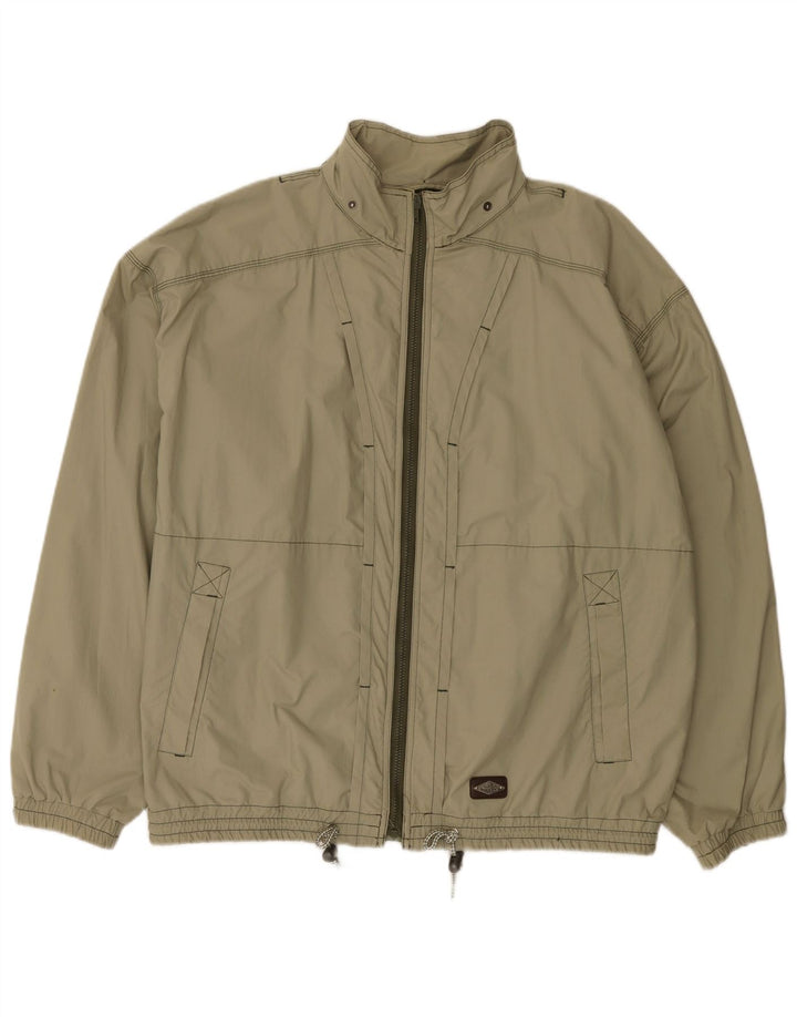 Tenson Herren Bomberjacke EU 54 2XL Khaki Baumwolle