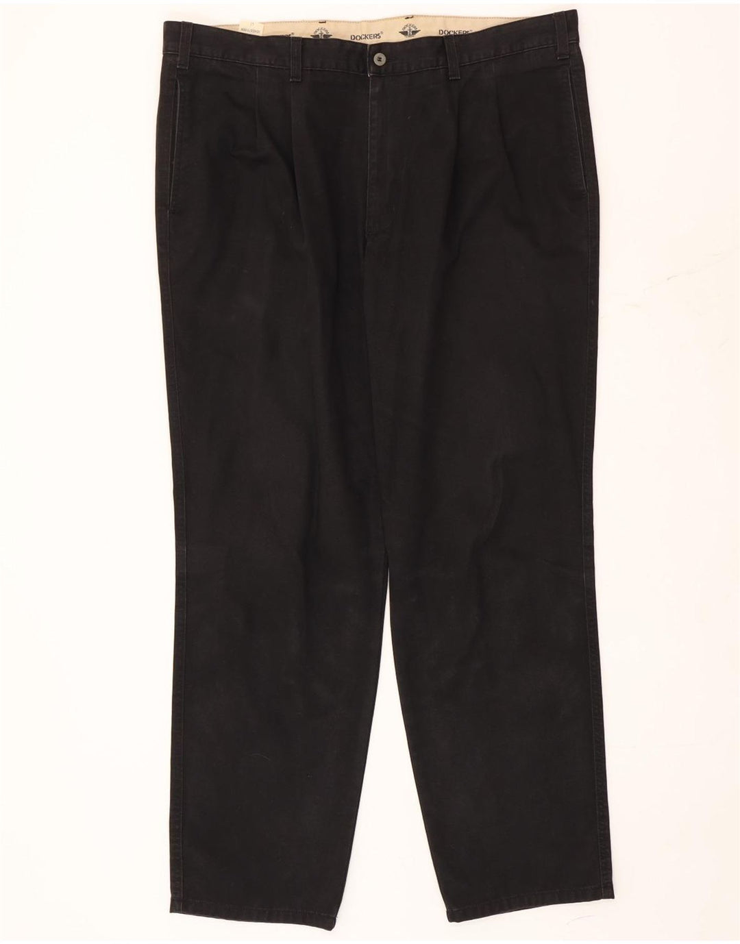 Dockers Herren Pegged Chino Hose W42 L32 Schwarz