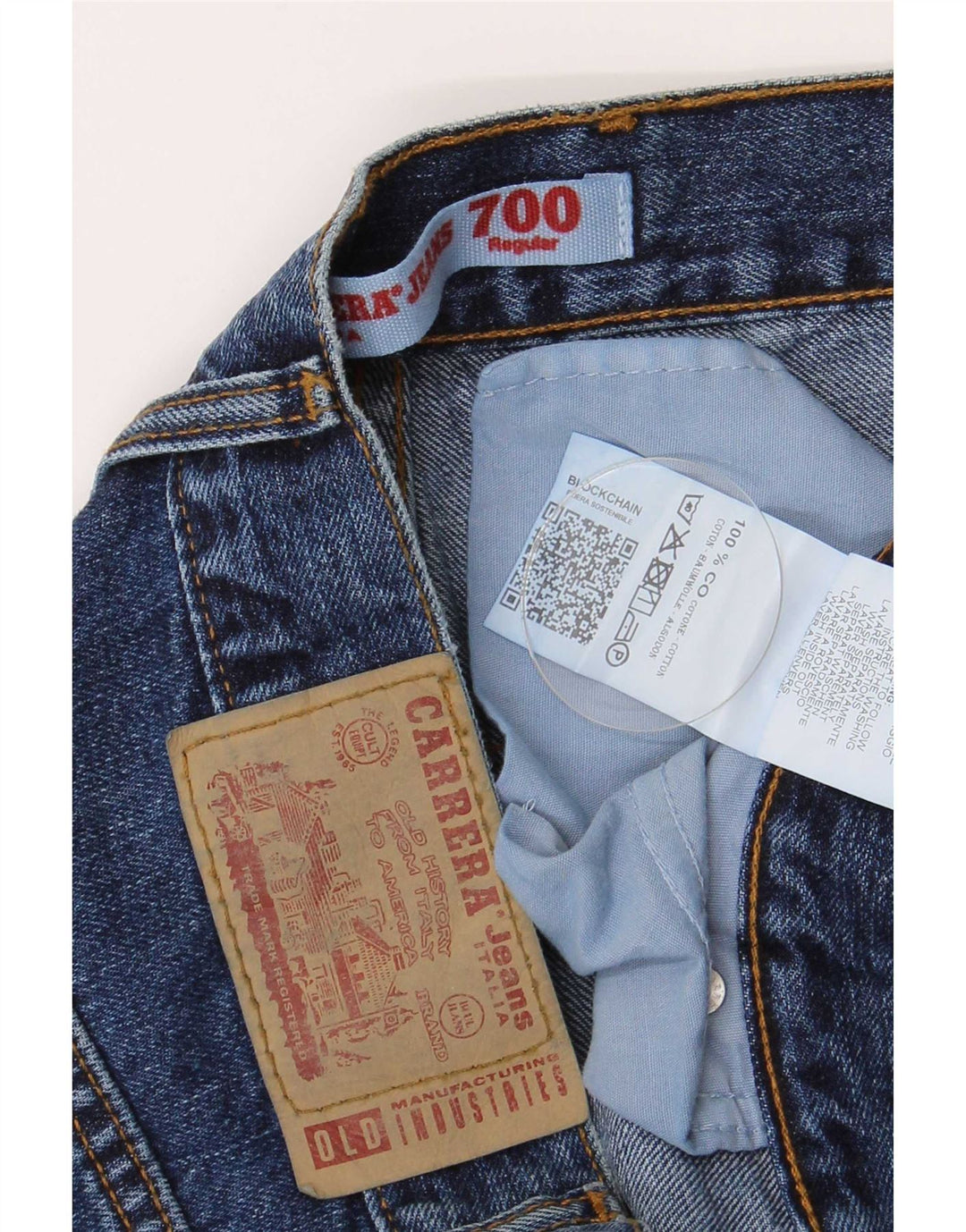 Carrera Herren 700 Regular Fit Straight Jeans W36 L33 Blaue Baumwolle