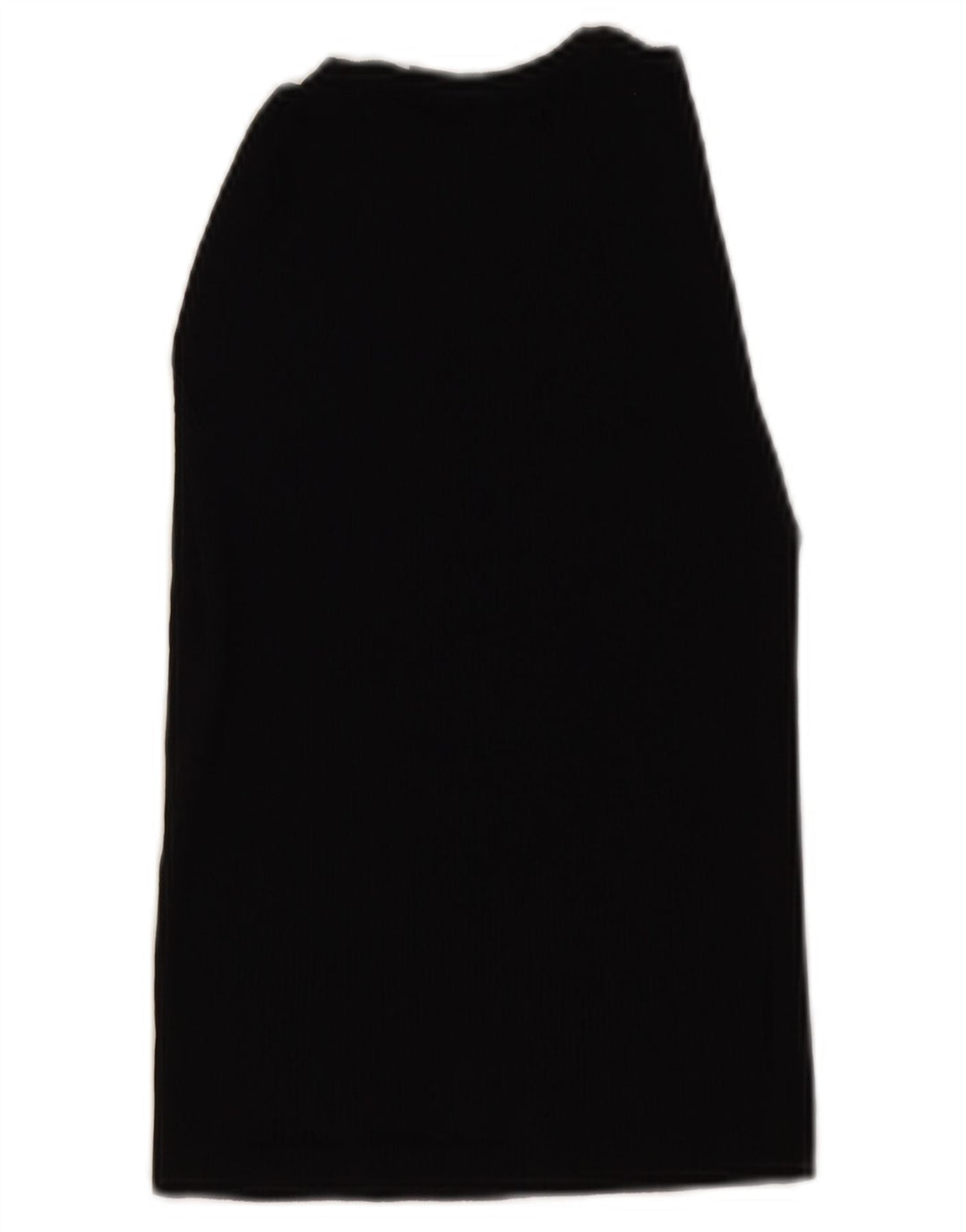 Zara Damen Crop Vest Top UK 12 Medium Schwarz