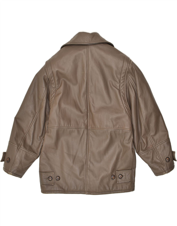 CONBIPEL Herren Lederjacke IT 46 Kleines braunes Leder