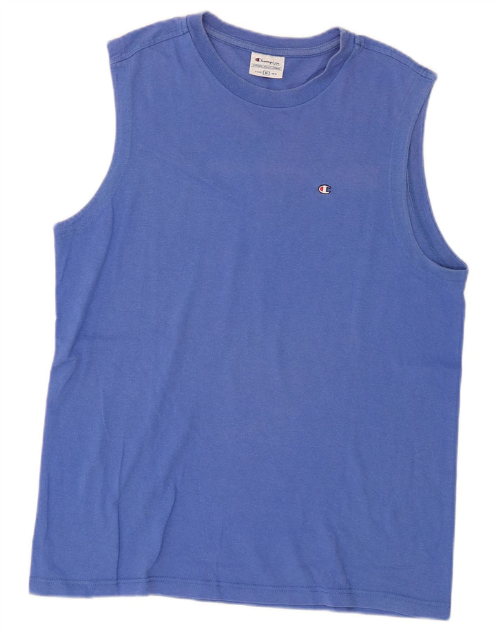 Champion Herren-Trägershirt aus mittelblauer Baumwolle