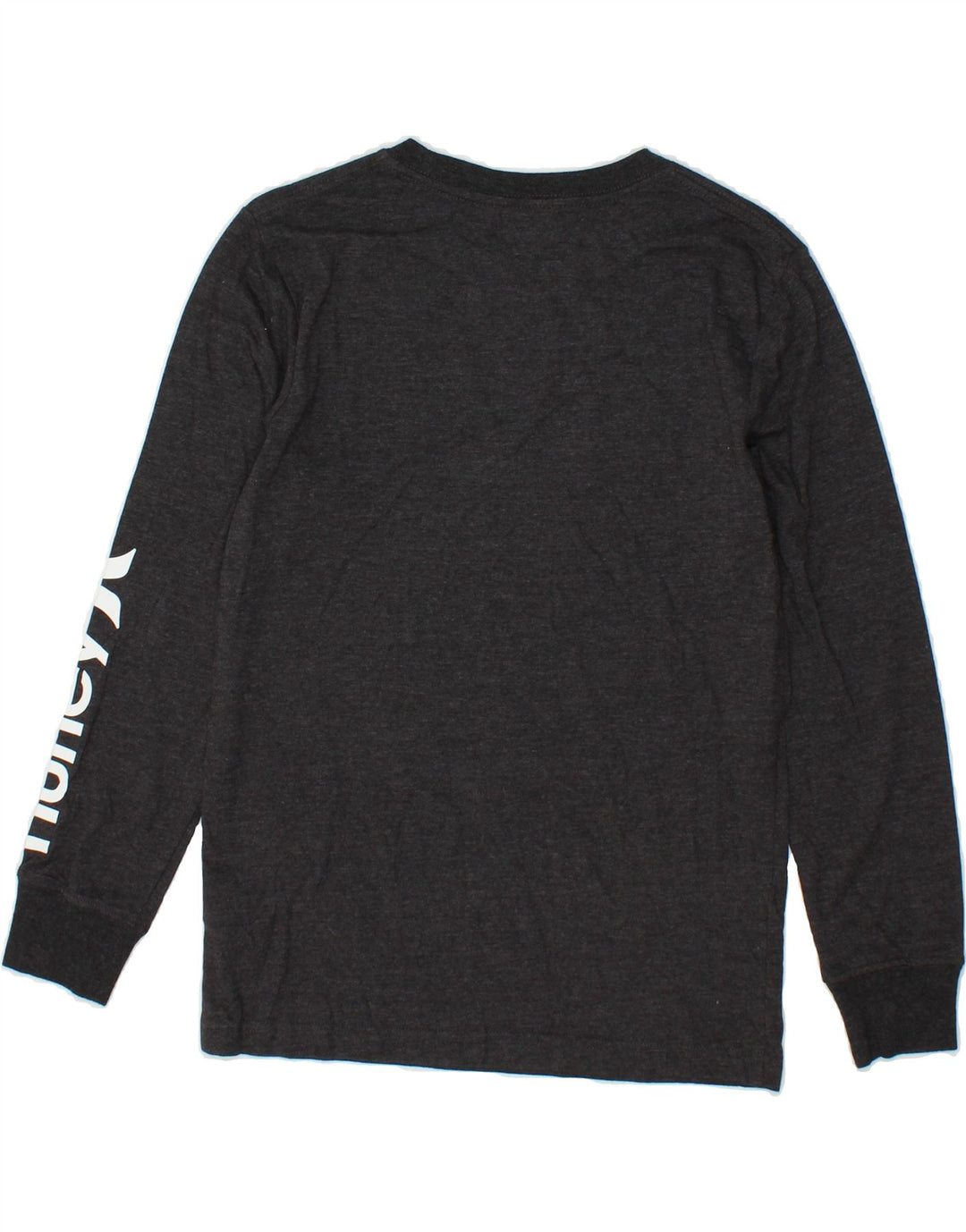 HURLEY Boys Graphic Top Long Sleeve 10-11 Years Grey Cotton Vintage Hurley and Second-Hand Hurley from Messina Hembry 