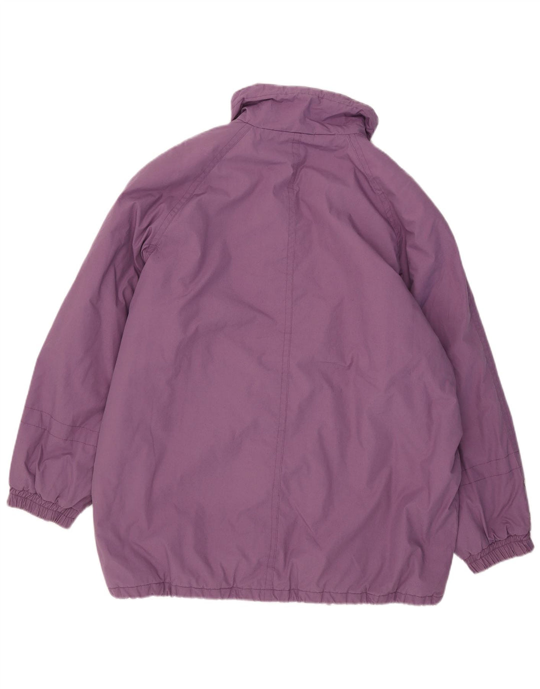 Etirel Damen Übergroßer Windjacke-Mantel IT 44 Mittelviolettes Polyester