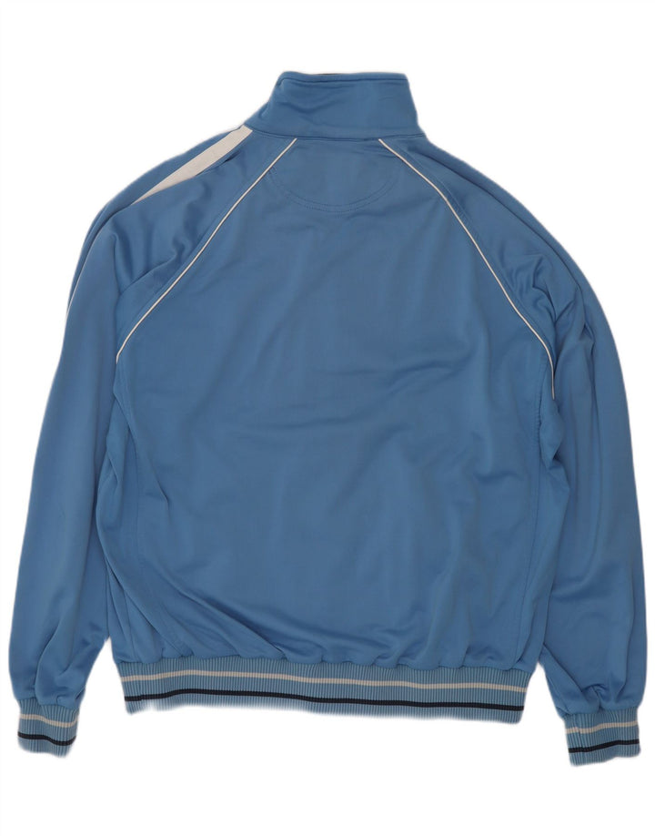 Champion Herren-Trainingsanzugoberjacke aus mittelblauem Colourblock-Polyester