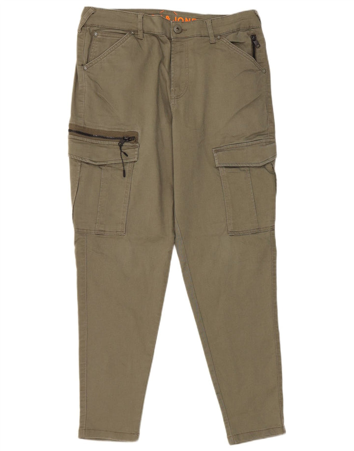 Jack & Jones Herren Slim Cargohose W32 L28 Khaki