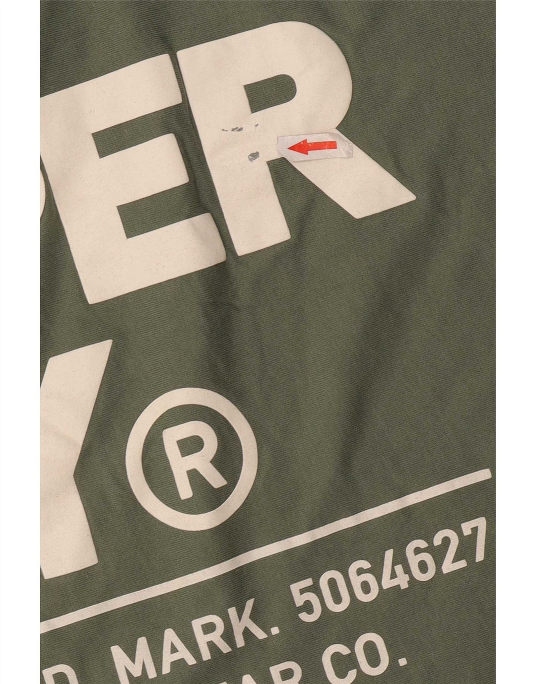 Superdry Herren-T-Shirt mit Grafik, Größe L, aus grüner Baumwolle