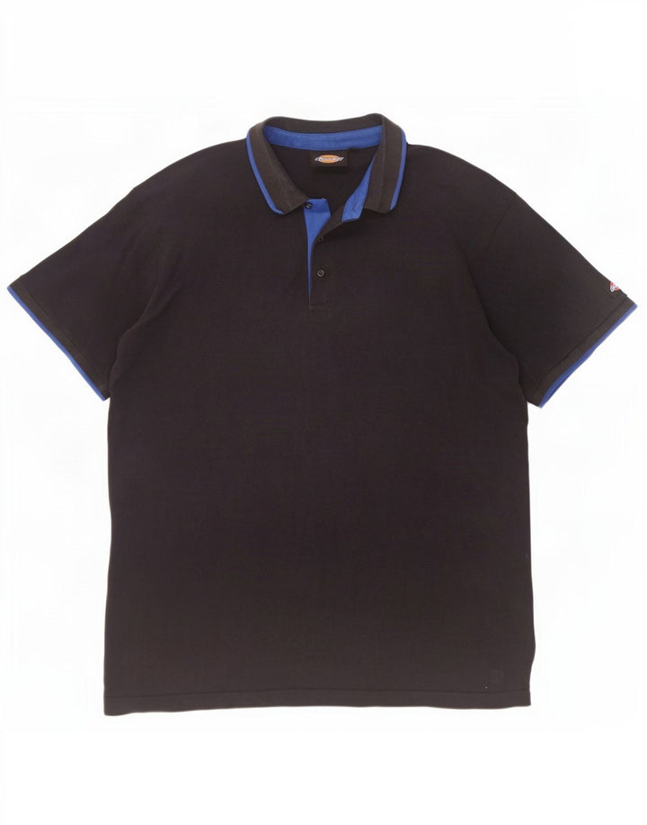 Dickies Herren Poloshirt 2XL Schwarz Baumwolle