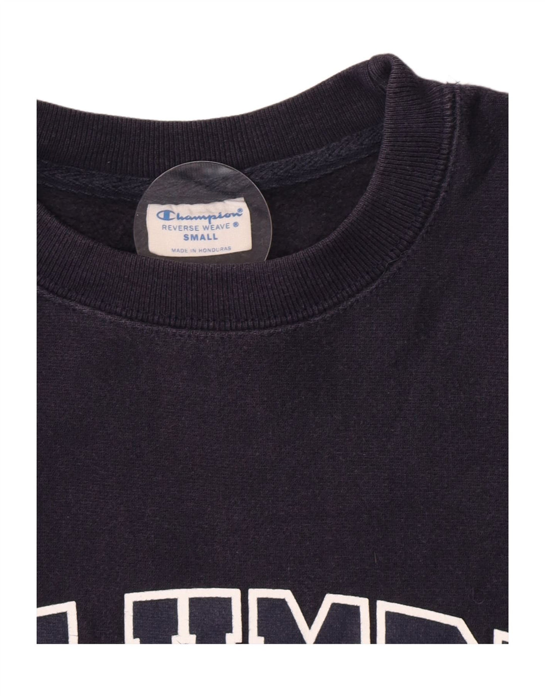 Champion Herren Reverse Weave Graphic Sweatshirt Pullover Small Marineblau