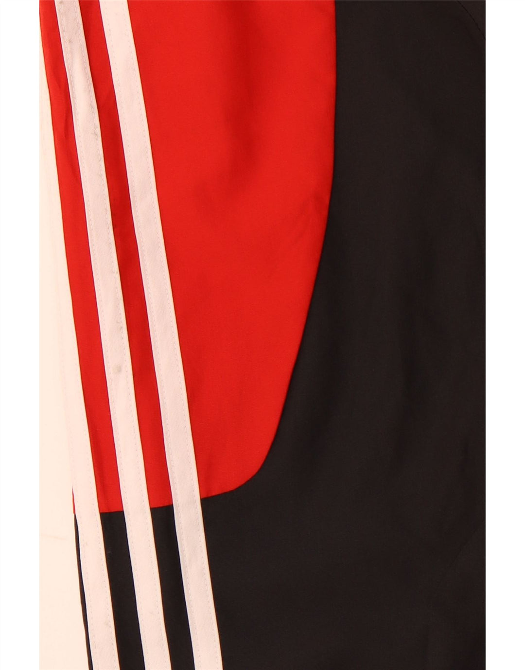 ADIDAS Herren-Trainingsanzugoberteil mit Grafik, UK 38/40, Mittelrot, Farbblock