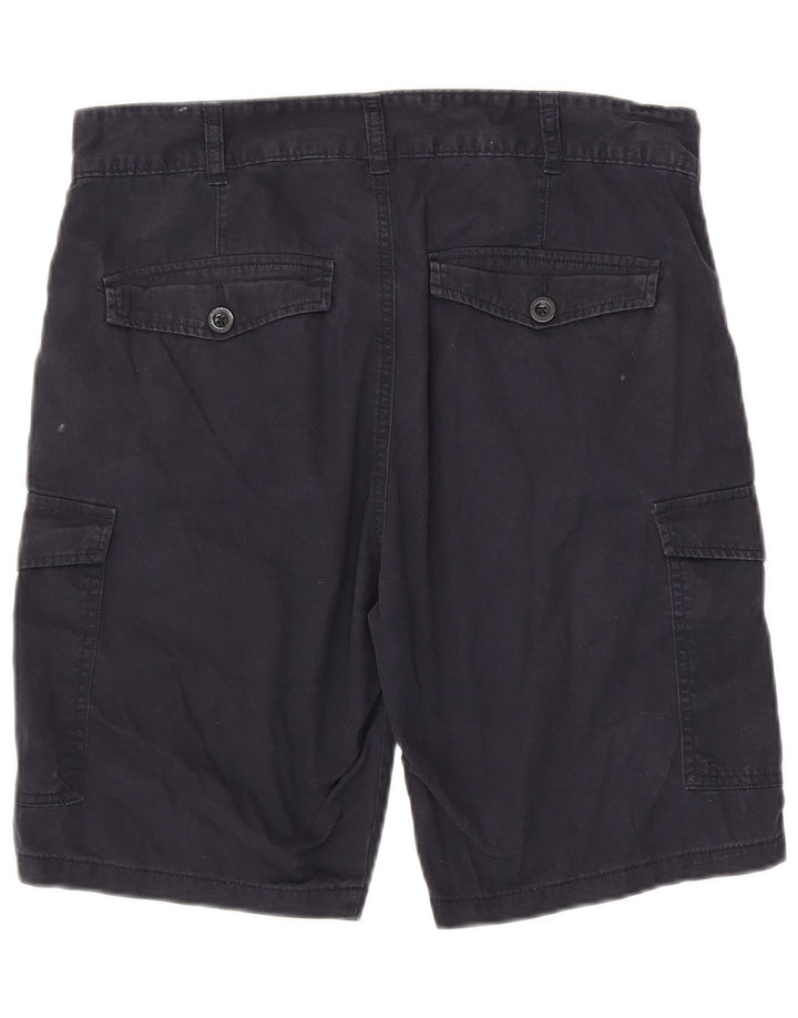 MOUNTAIN WAREHOUSE Herren-Cargoshorts W32, mittelmarineblaue Baumwolle