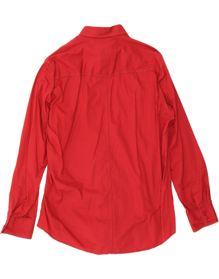 ENGBERS Mens Shirt Size 43/44 XL Red Cotton Vintage Engbers and Second-Hand Engbers from Messina Hembry 