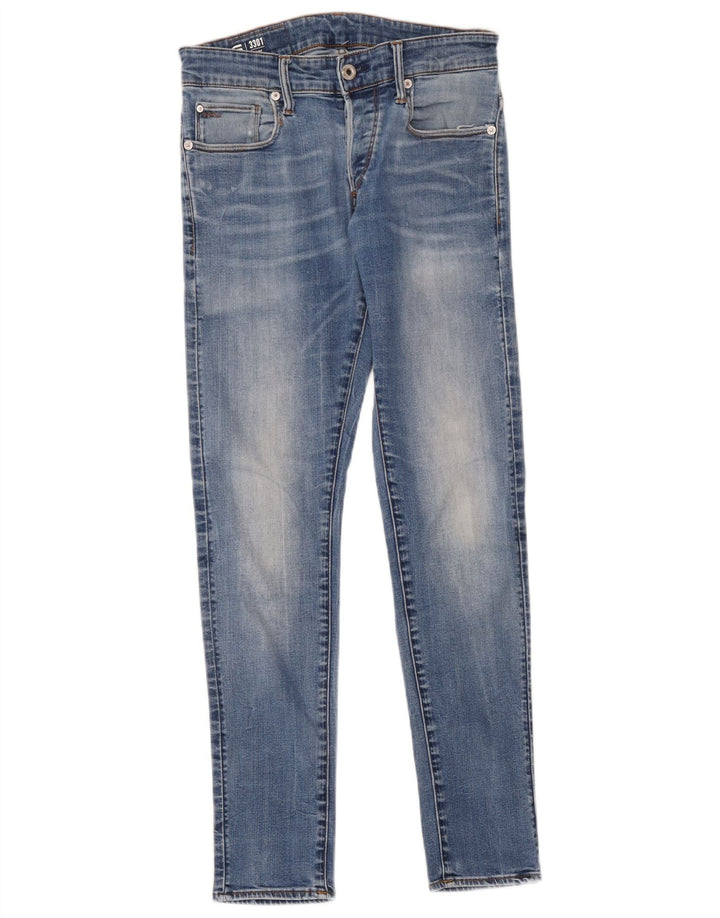 G-Star Herren Skinny Jeans W29 L30 Blaues Polyester