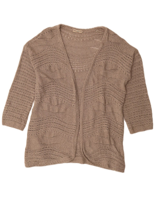 Marks & Spencer Offener Damen-Cardigan-Pullover UK 20 2XL Beige Polyester
