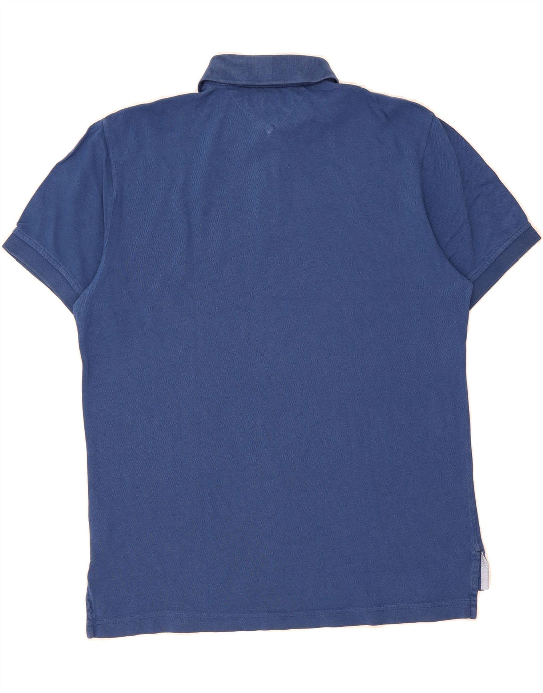 TOMMY HILFIGER Mens Polo Shirt Medium Blue Cotton Vintage Tommy Hilfiger and Second-Hand Tommy Hilfiger from Messina Hembry 