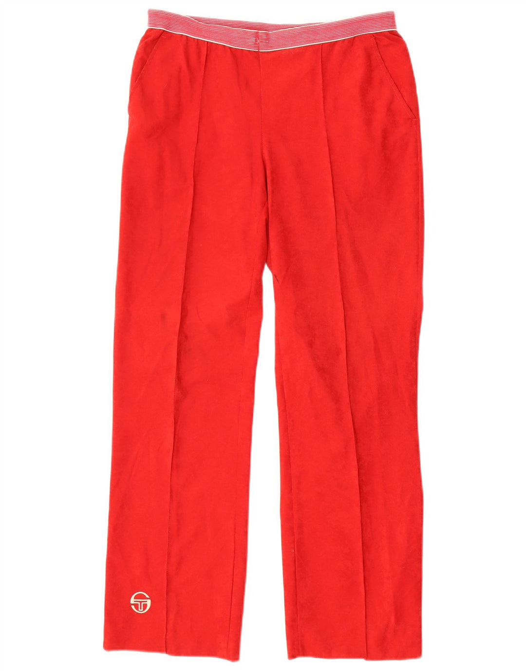 SERGIO TACCHINI Damen-Trainingshose IT 48 XL W34 L29 Rotes Triacetat
