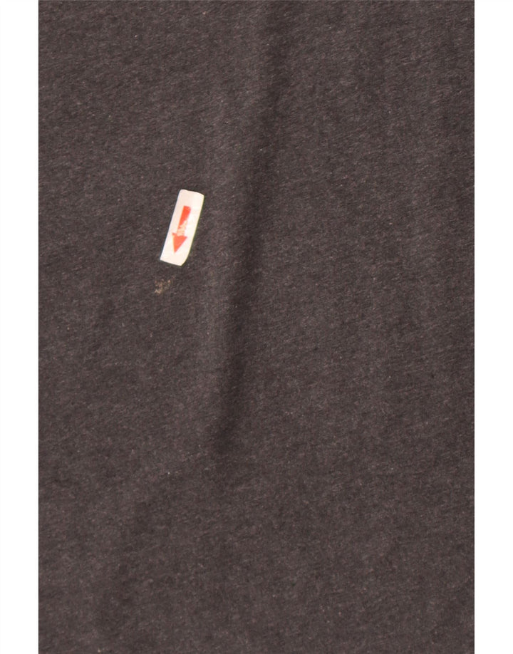 Hugo Boss Herren T-Shirt Top mittelgraue Baumwolle