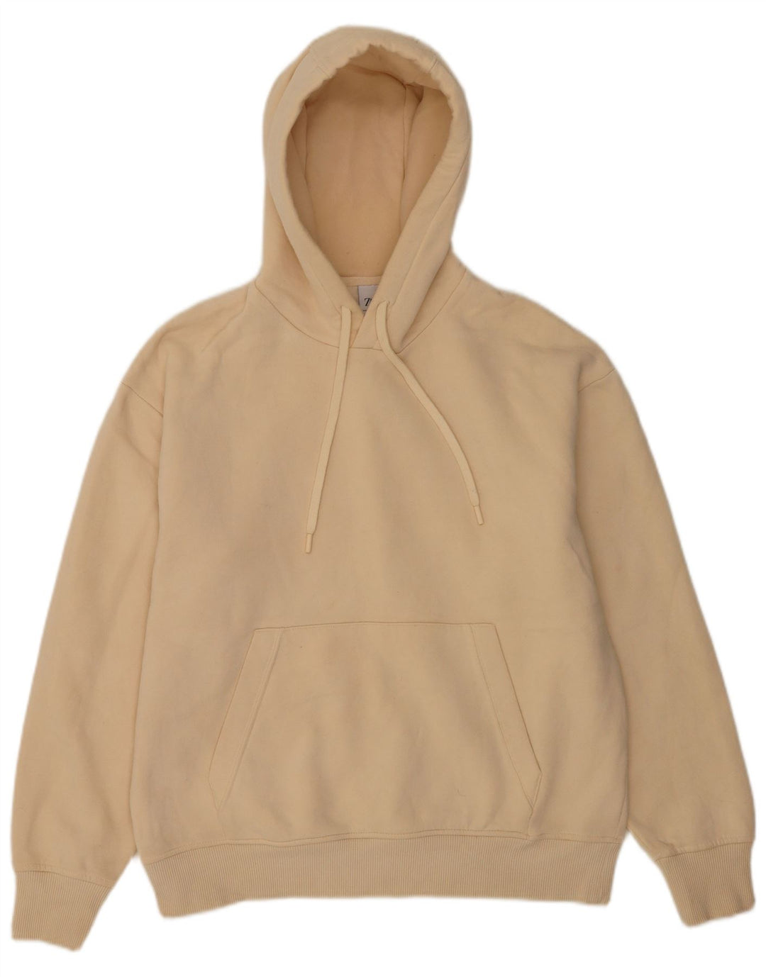 Zara Herren Kapuzenpullover aus mittelbeiger Baumwolle