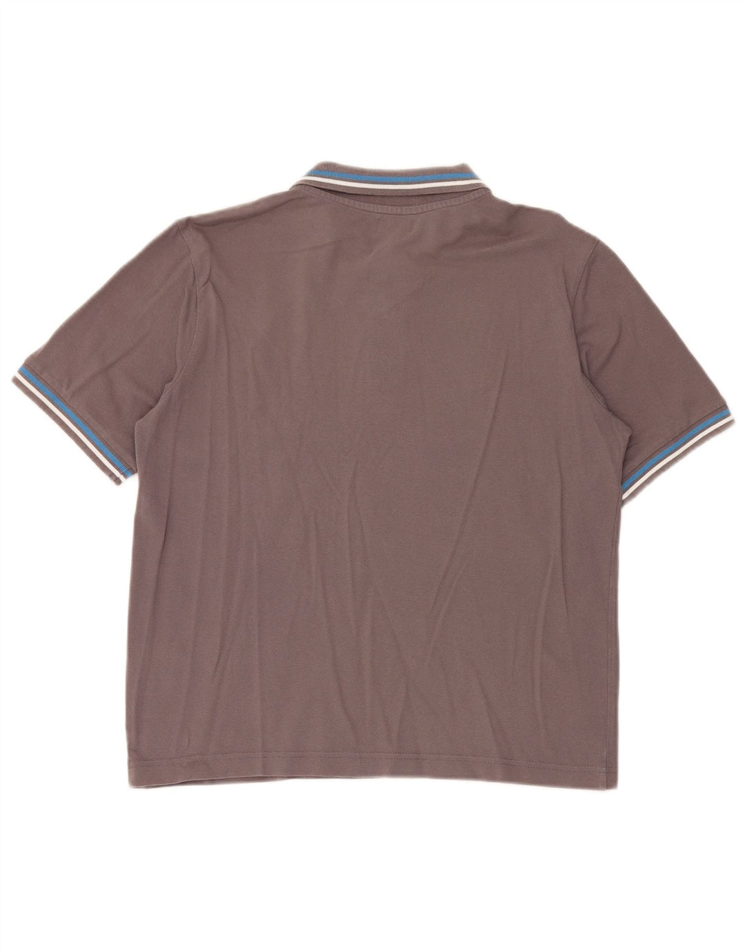 Kappa Herren-Poloshirt aus mittelgrauer Baumwolle