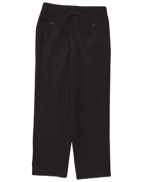 Dockers Herren-Chinohose mit lockerer Passform, W32, L32, schwarze Baumwolle