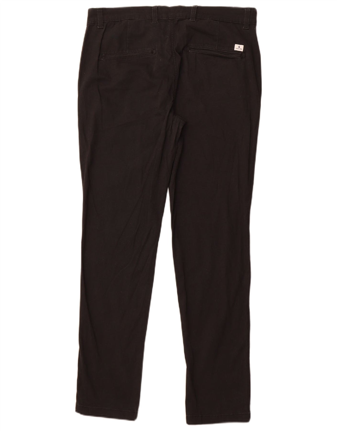 Jack & Jones Slim Chino-Hose für Herren, W34, L32, schwarze Baumwolle