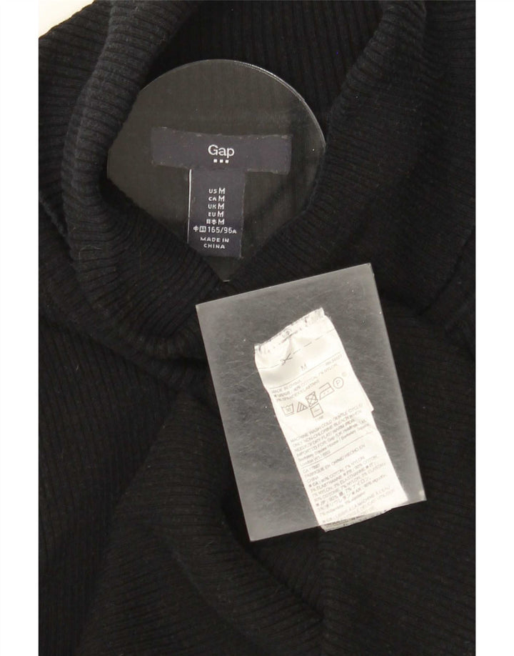 Gap Rollkragenpullover für Damen, UK 12, mittelschwarz, Baumwolle