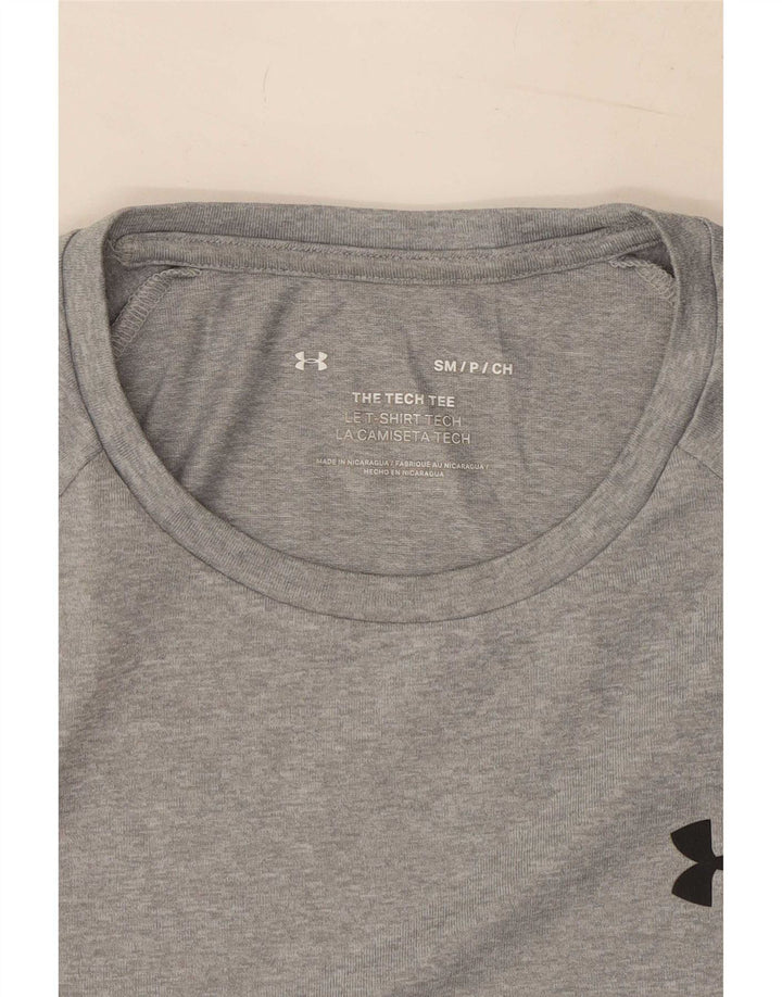 Under Armour Herren T-Shirt Top Small Grau meliert