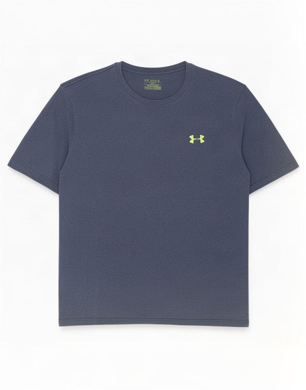 Under Armour Herren Heat Gear T-Shirt Top Large Marineblau