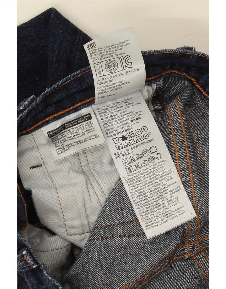 Levi's Damen Skinny Jeans W25 L32 Blaue Baumwolle