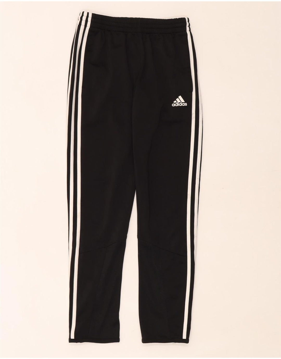 Adidas Trainingshose für Jungen, 11–12 Jahre, schwarzes Polyester