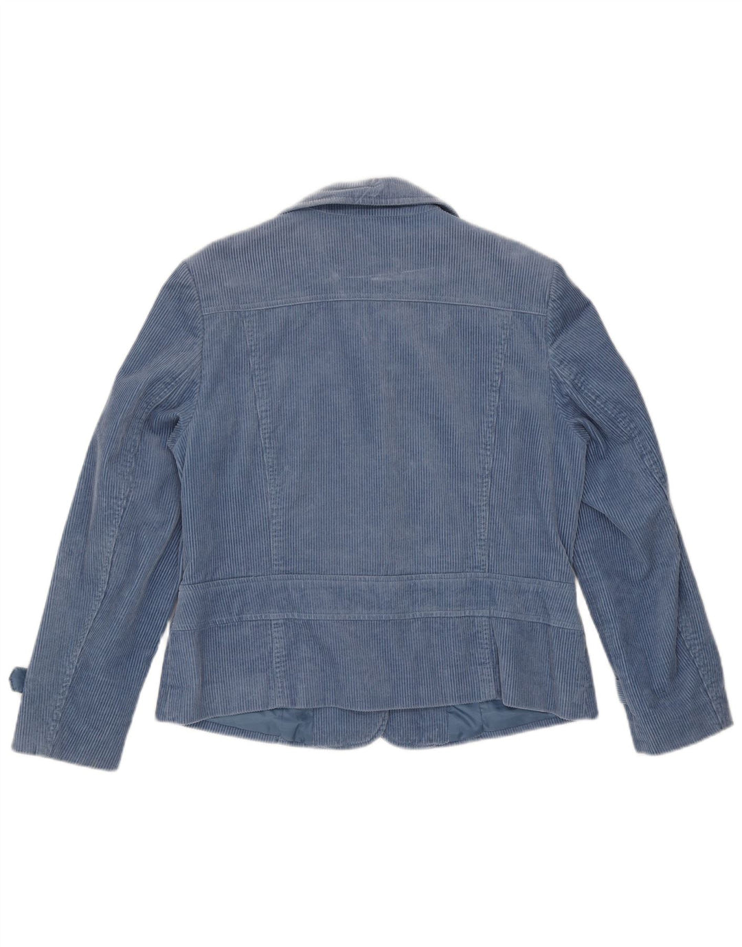 John Baner Damen Cordjacke UK 16 Große blaue Baumwolle