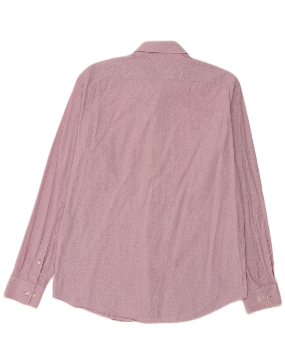 Hugo Boss Herren-Hemd mit normaler Passform, Größe 41 16, groß, rosa gefleckt