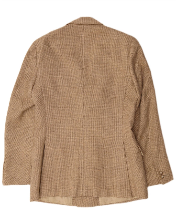 Ermenegildo Zegna Herren Blazer Jacke IT 46 Kleiner brauner Hahnentritt