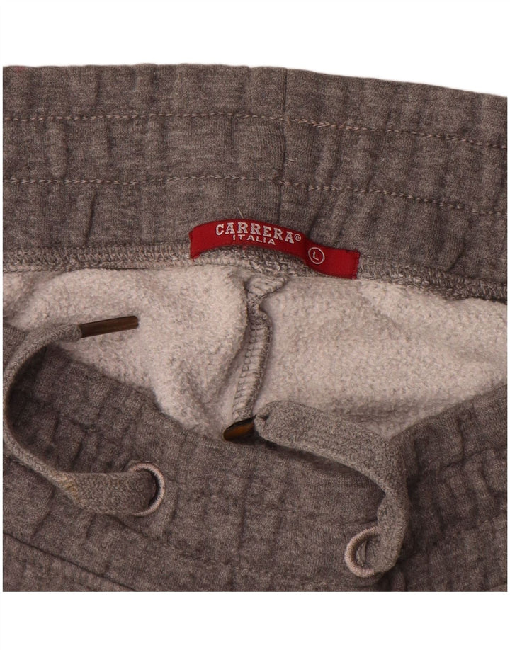 CARRERA Damen-Trainingshose, Jogginghose, Größe 40, Größe L, Grau, Baumwolle