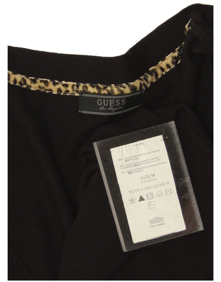 Guess Damen Pulloverkleid UK 14 Mittelschwarze Viskose