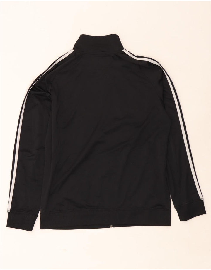Asics Damen-Trainingsanzug-Top-Jacke UK 18 XL Schwarzes Colourblock-Polyester
