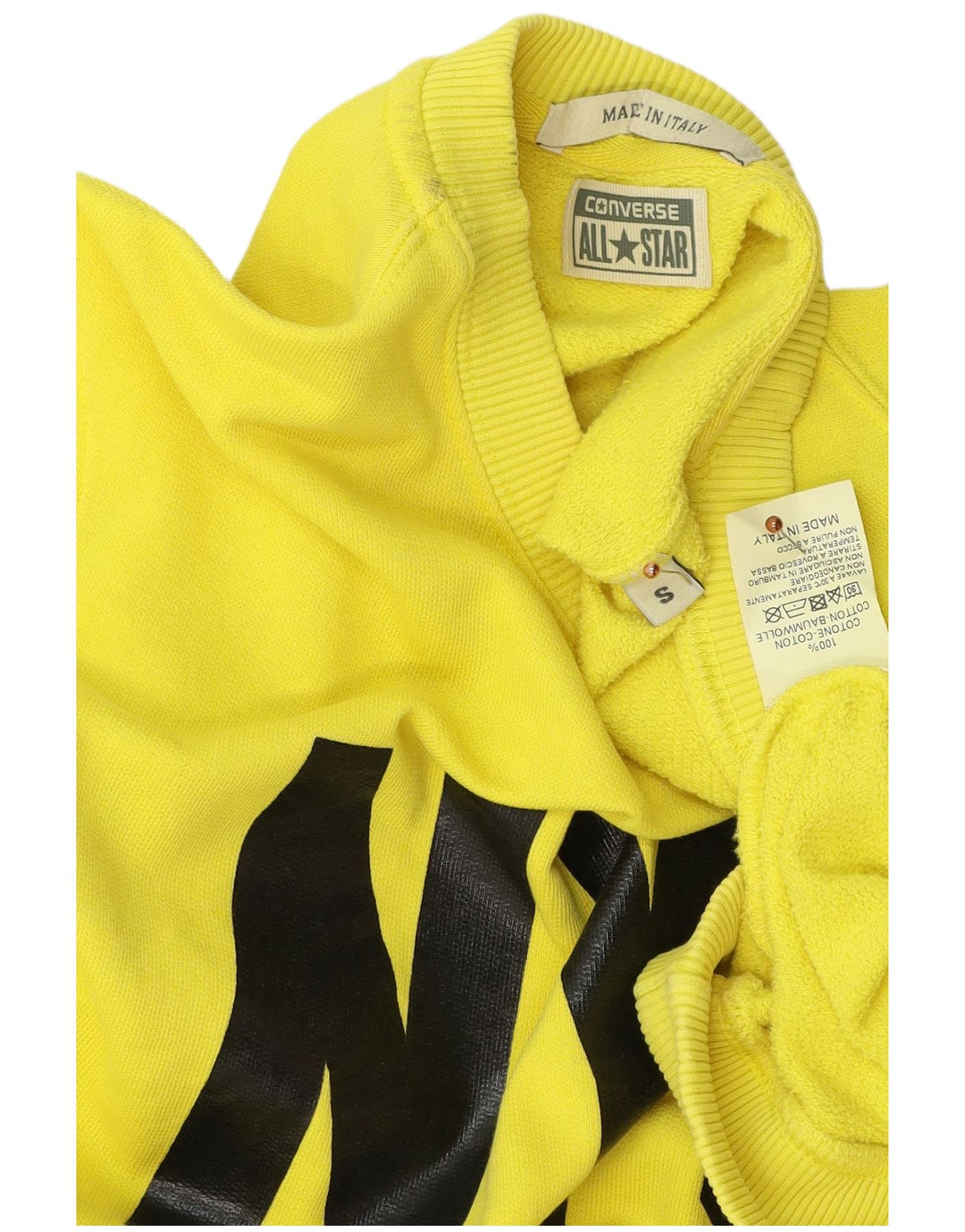 Converse Damen Sweatshirt-Pulloverkleid „NYC Graphic“, Gr. 10, Gelb