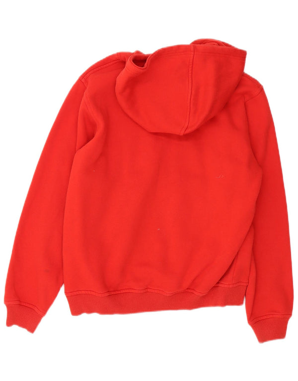 Gap Womens Loose Fit Graphic Hoodie Pullover UK 6 XS Rote Baumwolle