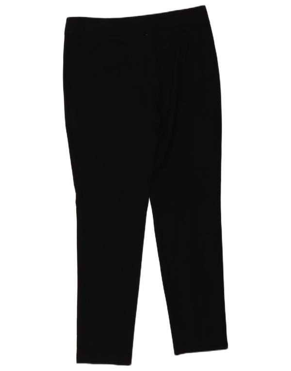 Marks & Spencer Damen Tapered Freizeithose UK 12 Medium W32 L30 Schwarz