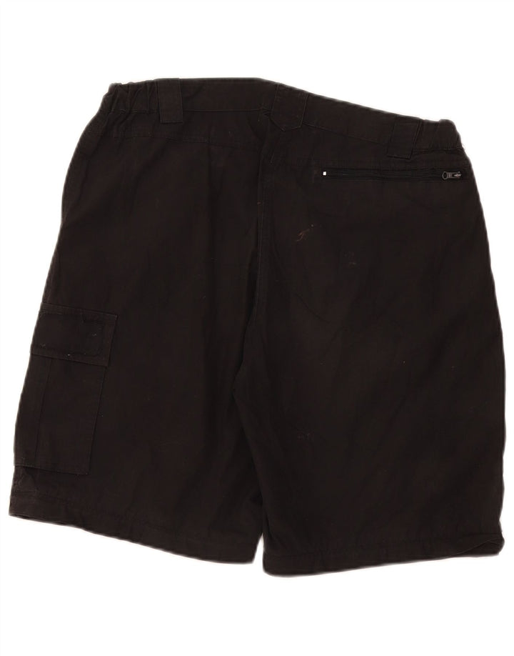 Mountain Warehouse Damen-Cargoshorts UK 14 Large W34 Schwarzes Polyester