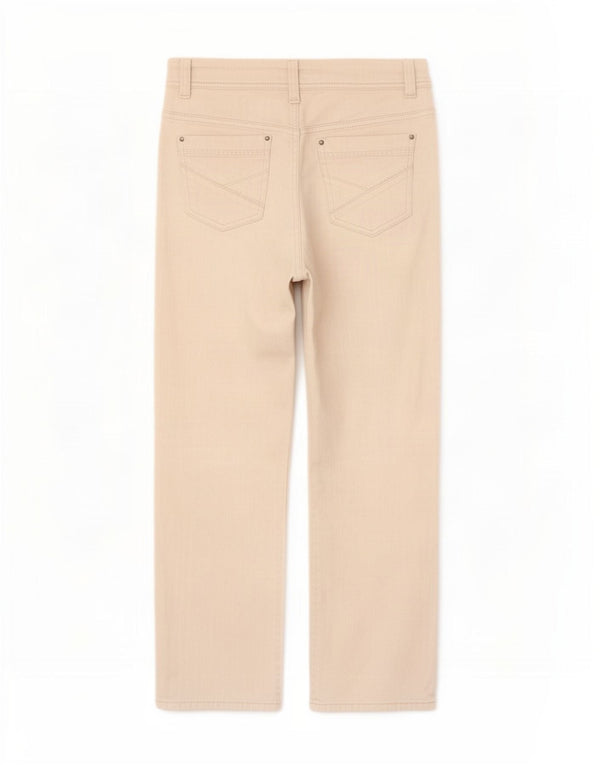 Marks & Spencer Damen Straight Jeans UK 12 Medium W30 L29 Grau Baumwolle