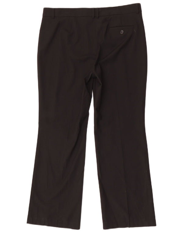 Marks & Spencer Damen Gerade Freizeithose UK 12 Medium W32 L28 Schwarz