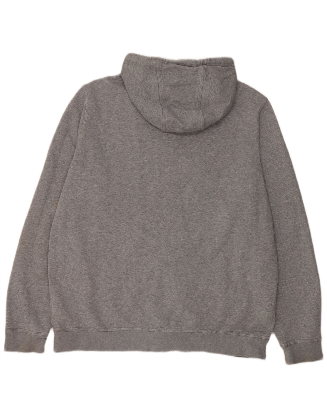 Nike Herren-Kapuzenpullover mit Reißverschluss, 2XL, graue Baumwolle